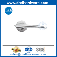 Poignées de porte de passage en acier inoxydable à la porte d'intimité moderne Handle-DDSH043