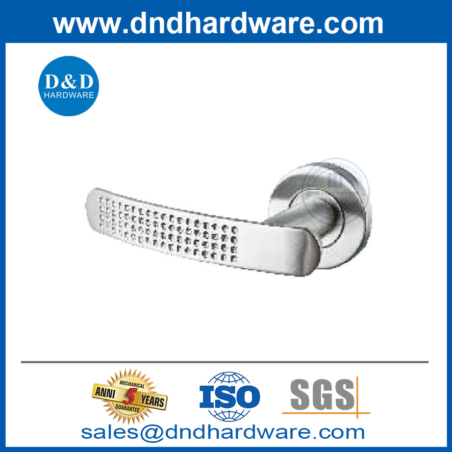 Poignées de porte en métal Le leviers de poignée de porte solide en acier inoxydable-DDSH051