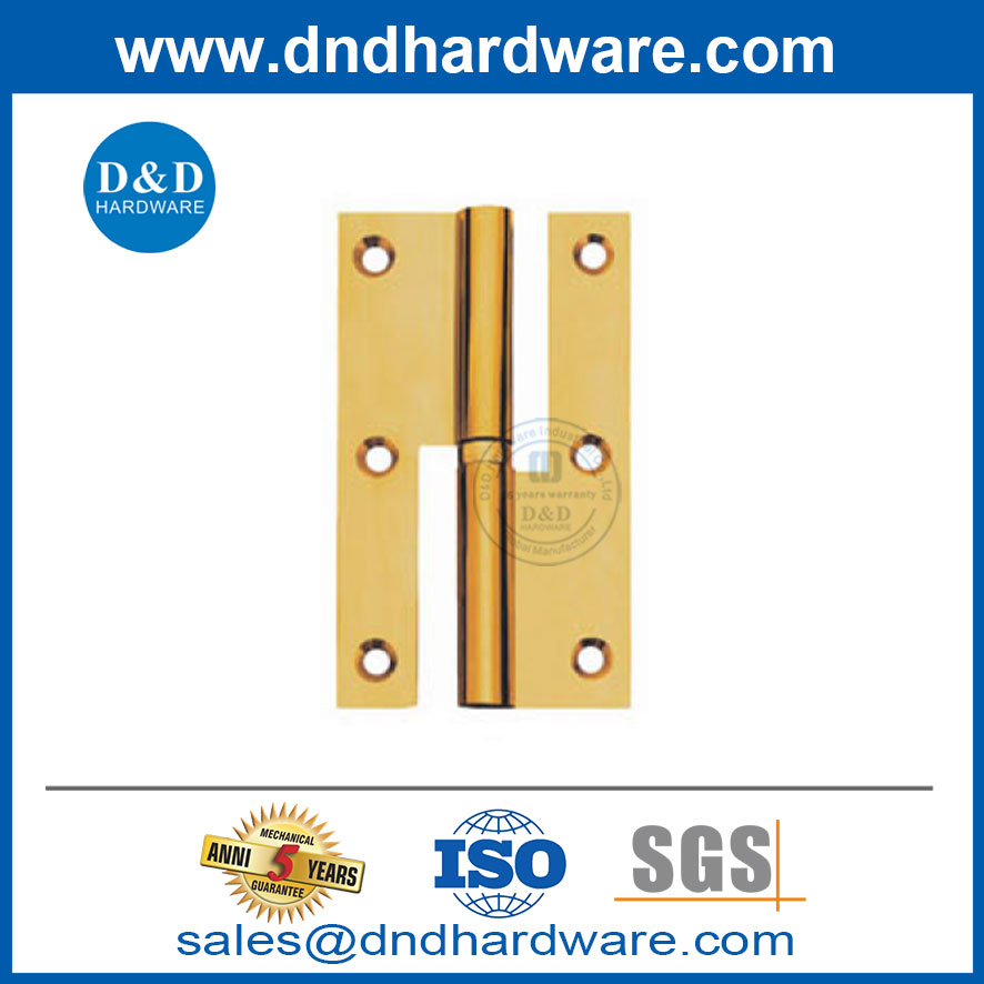 DDBH021 Solid en laiton spécial Hinge pour la porte de l'hôtel