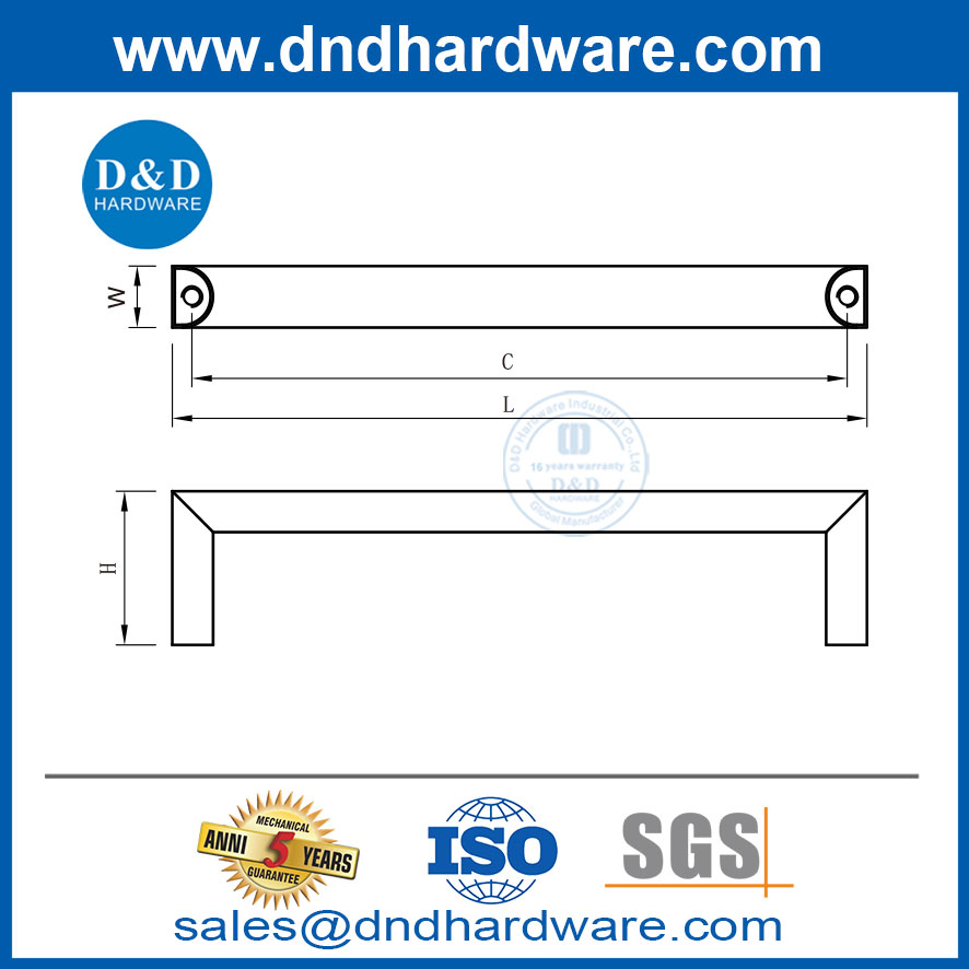 Meuble Hardware Bedroom Kitchen Armoire de cuisine Porte de porte DDFH032