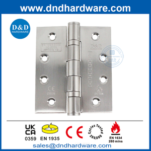 4,5 pouces BS EN1935 CE Mark Fire Fire Classé Hinge de porte pour la porte interne-DDSS001-CE