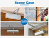 Closeurs de portes commerciaux en aluminium Strong printemps porte de printemps lent plus proche-DDDC004