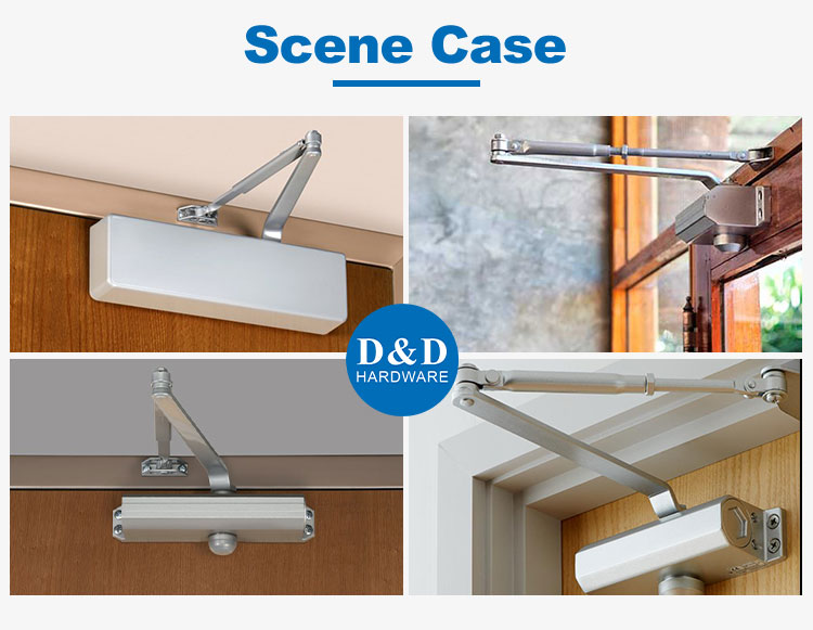 Closeurs de portes commerciaux en aluminium Strong printemps porte de printemps lent plus proche-DDDC004