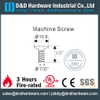 Vis à métaux SS304 ANSI pour charnière de porte et porte et cadre en métal - DDSR001