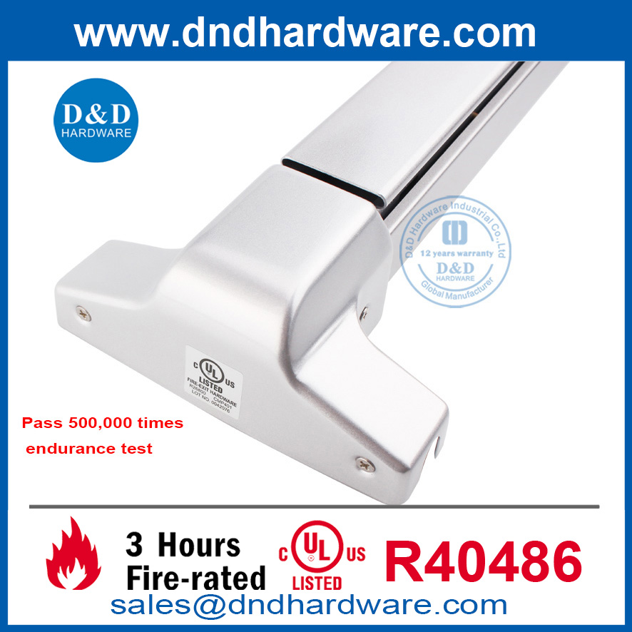 Design Hardware Steel ANSI UL Fire Vertical Panic Exit Device-DDPD004