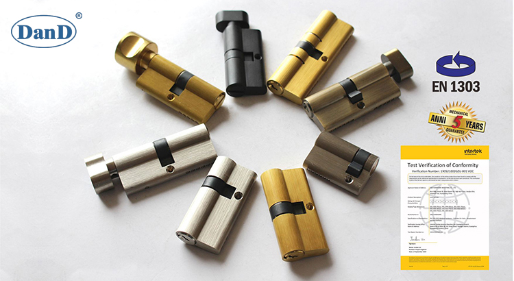 Hardware cylindre-d & d de verrouillage de porte