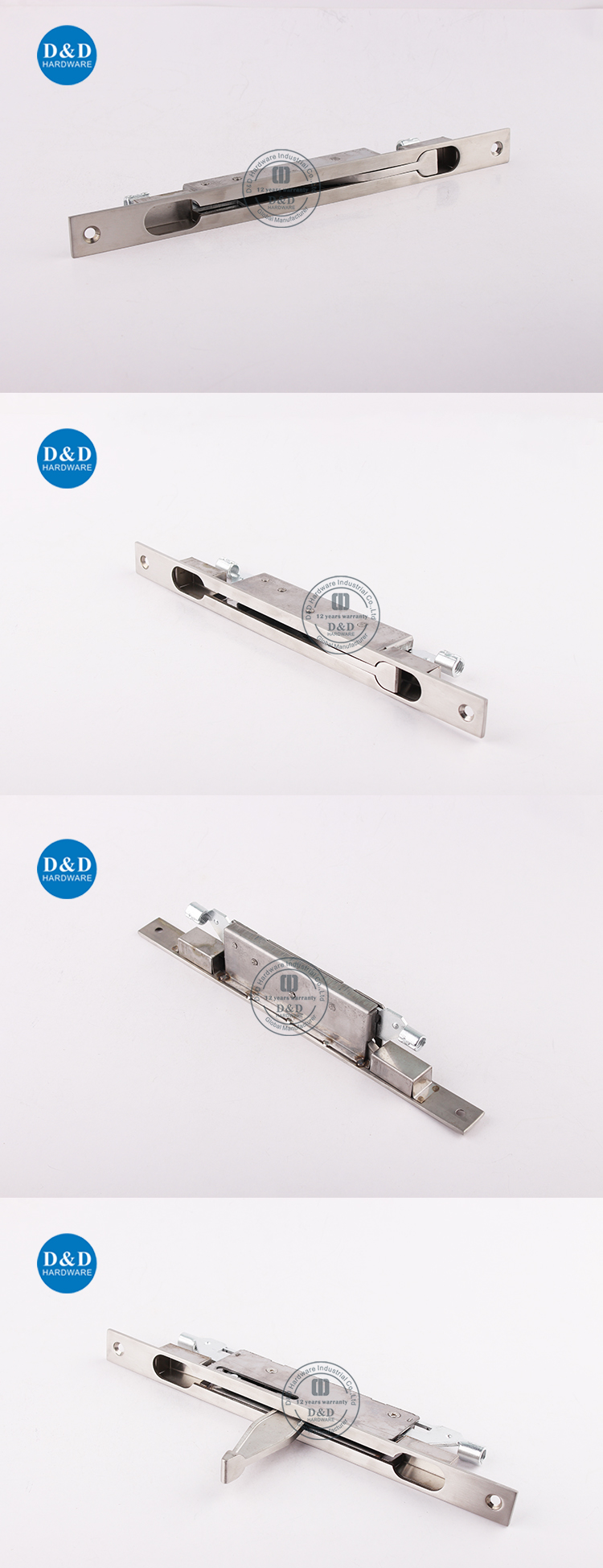 Boulon de porte à double action
