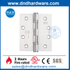 Charnière de porte résistante de mortaise du feu de l'acier inoxydable 304 d'UL-DDSS006-FR