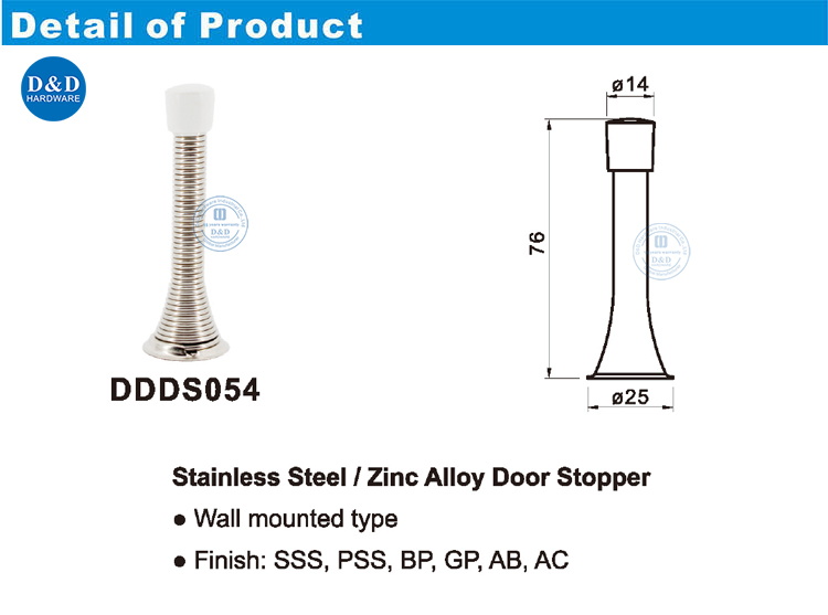 Stopper de porte Metal 