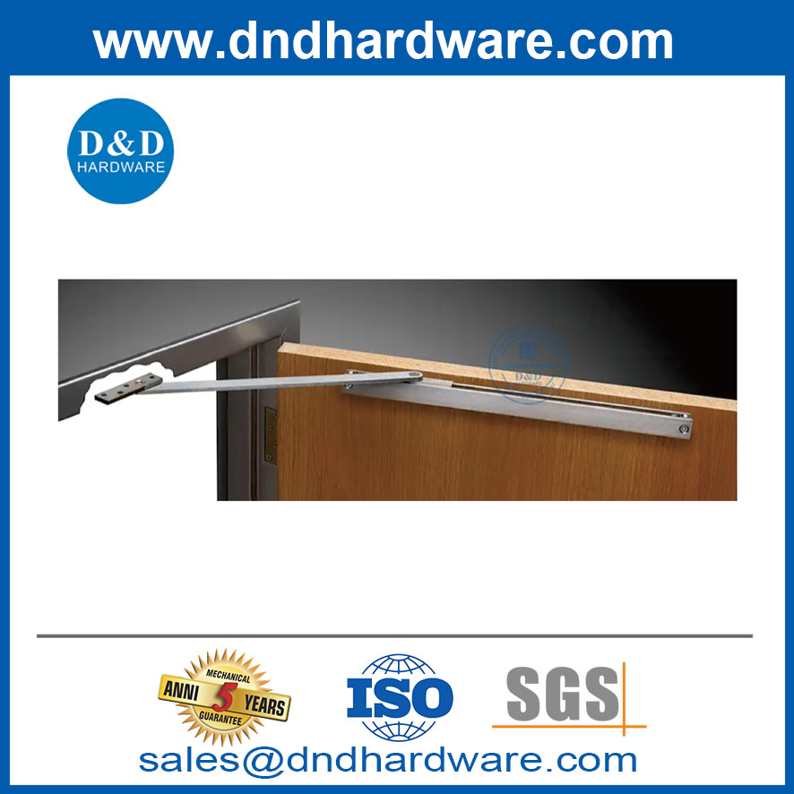 Cadre de porte en acier inoxydable monté au-dessus du porte-porte et bouchons de porte-ddds058