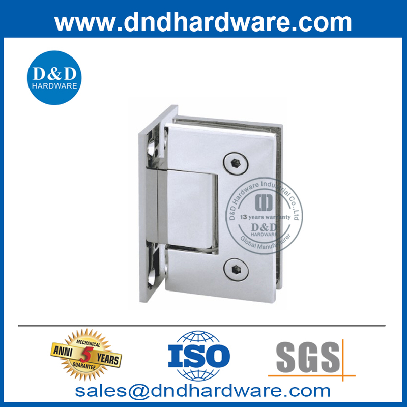 Porte en verre en acier inoxydable pivot de charnière de douche de douche porte de porte de porte-ddgh001