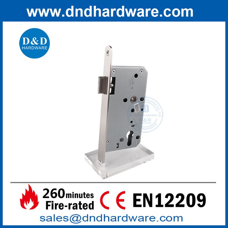 Types de verrous de porte CE en acier inoxydable 6072 Verrouillage clé Passage de pas de porte verrouillage du verrouillage-ddml011r 