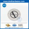 SS304 'Fire Door Going Locked ' Plaque de panneau Plaque d'incendie Indication-DDDSP007