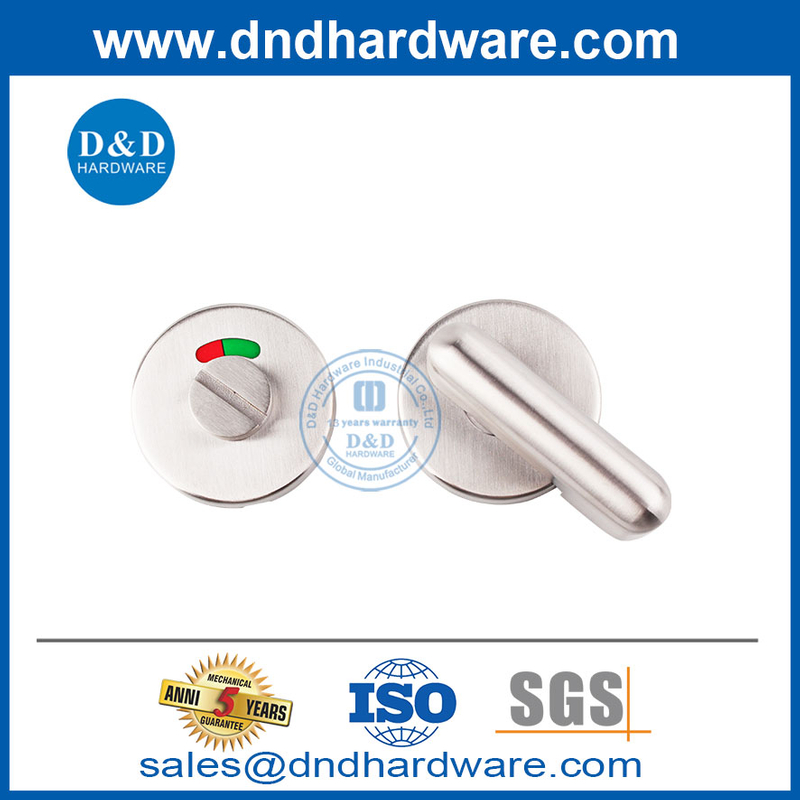 Acier inoxydable désactiver le pouce et libérer avec indicateur pour la porte-ddik003