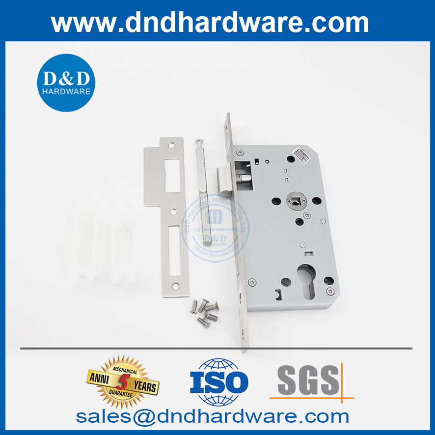 Acier inoxydable un tour d'urgence mortelle à la porte à l'intérieur de la porte de porte de porte Lock-ddml009-e 