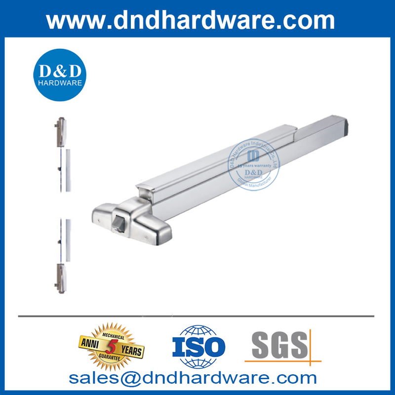 Verrouille de porte de sortie d'urgence en acier inoxydable et en aluminium Bar de panique à 3 points par 3 direction-DDPD305