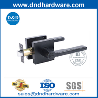 Ensemble de verrouillage de porte contemporain en alliage en alliage mat en zinc avec fonction de confidentialité-DDLK018
