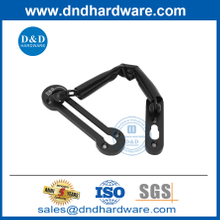 Sécurité en acier inoxydable Matt Black Door Chain Lock pour chambre-DDDG003
