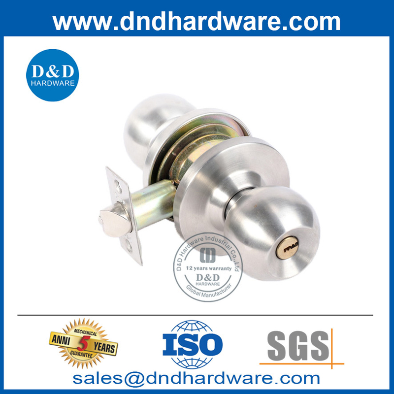 Alliage en alliage en alliage cylindrique serrure de porte de porte pour la porte extérieure-ddlk038