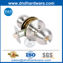 Sécurité en alliage en alliage zinc serrure de porte de type rond pour home-ddlk041