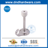 Bouchon de porte en caoutchouc blanc avec crochet en acier inoxydable-ddds017