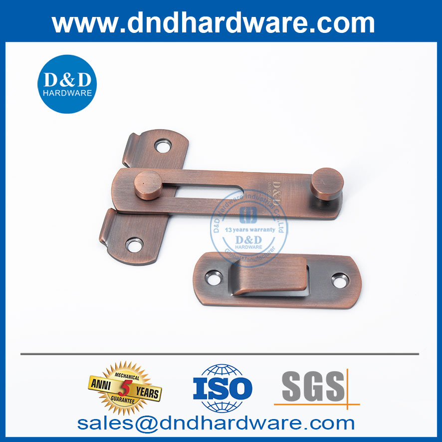 Sécurité Strong en acier inoxydable Gardée en cuivre antique-dddg006