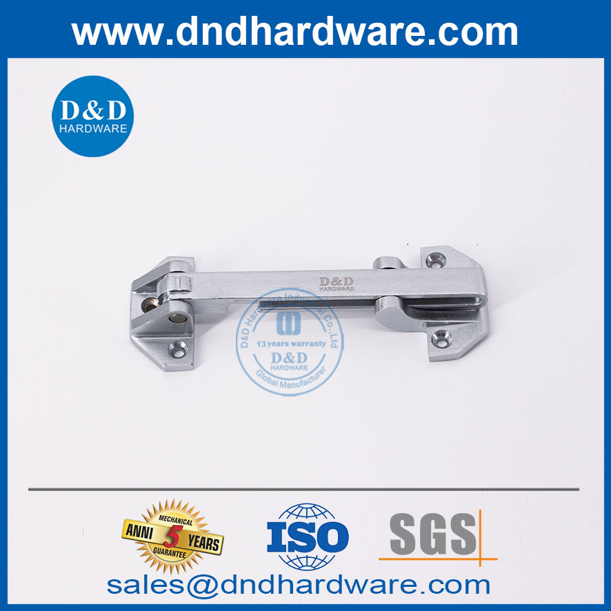 Haute sécurité en alliage de zinc satin chromée verrouillage de porte-dddg009