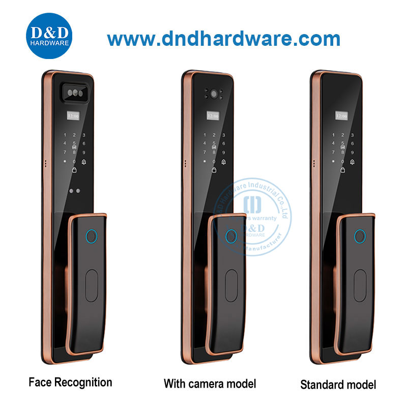 Empreinte électronique numérique à distance verrouillage de porte intelligente avec appareil photo-ddel011