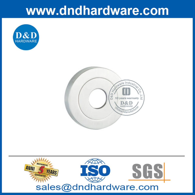 Handle de levier de porte Plaque de couverture de couvercle Key Sprinkler Hole Rosette Rosette-DDES011