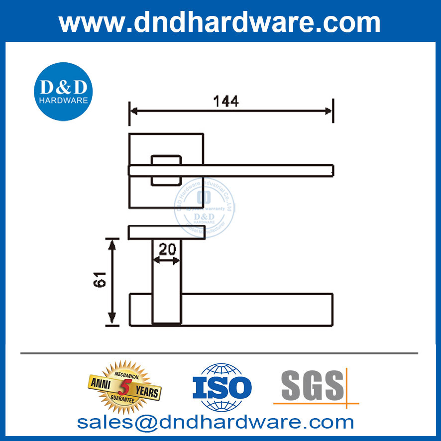 Acier inoxydable européen nouveau spécial de style de style moderne populaire Handle-DDTH047