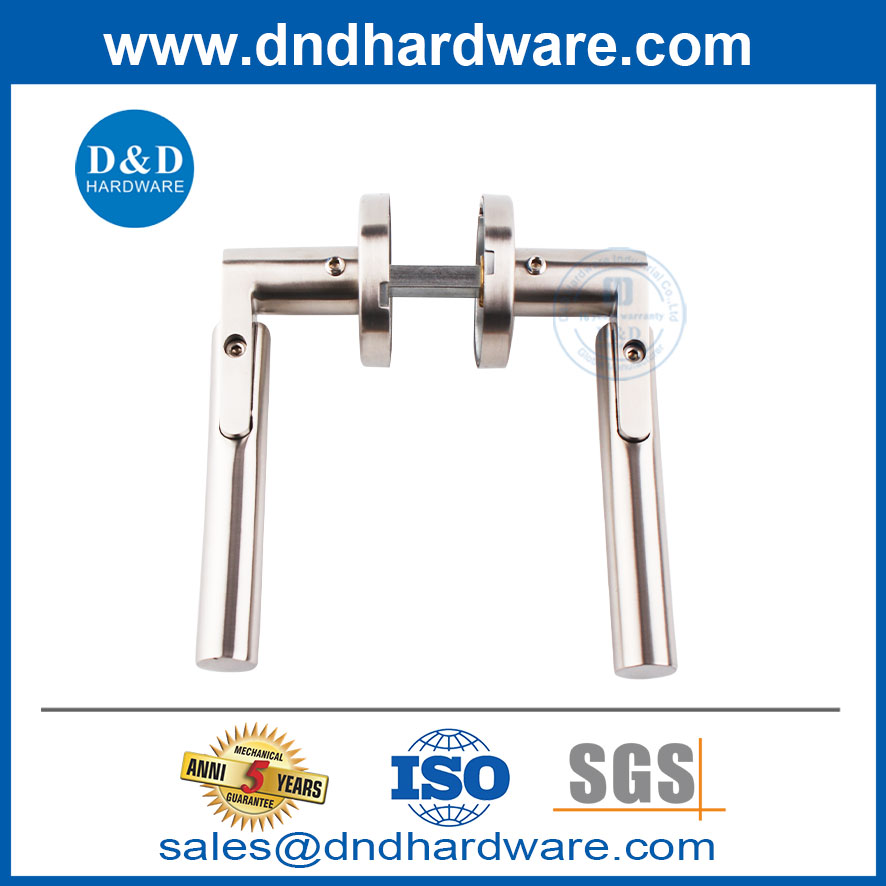Poignées de porte résidentielles 316 acier inoxydable 304 Handles de porte de salle de bain-DDSH017