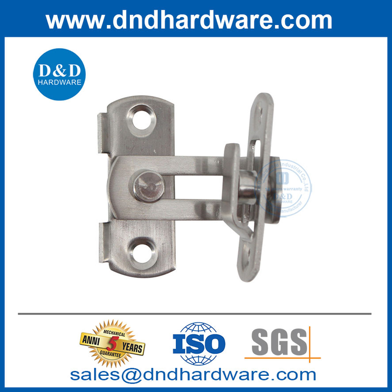 Crank Type Hotel Home Security Door Garder Lock en matériau en acier inoxydable-DDDG015