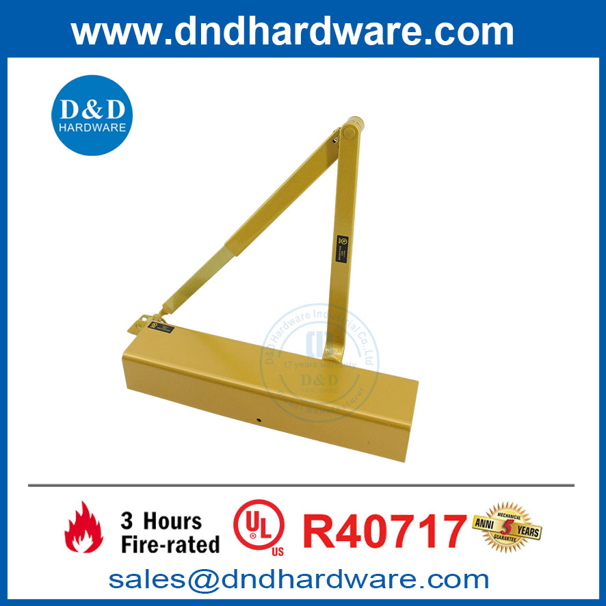 UL Fire noté Action de retard EN1-EN6 Porte en bois Spring plus proche DDDC059DA