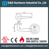 Acier inoxydable 304 Handle de levier moderne sur le type de soudage rose pour la porte commerciale en métal-DDTH034