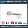 Chrome T Forme interne Poignée de porte de levier solide pour les portes en acier d'entrée -DDSH046