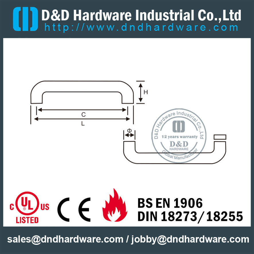 Quincaillerie antirouille &agrave; tirette - D & D