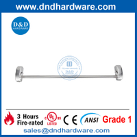 Barre de poussée de porte en aluminium de matériel de sortie d'incendie SS304-DDPD021