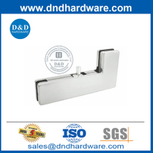 Porte de porte en verre commercial Corner de serrage Patch ajustement-DDPT005