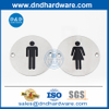 Plaque de porte de toilette pour lavabo masculin en acier inoxydable Plaque-DDDSP001