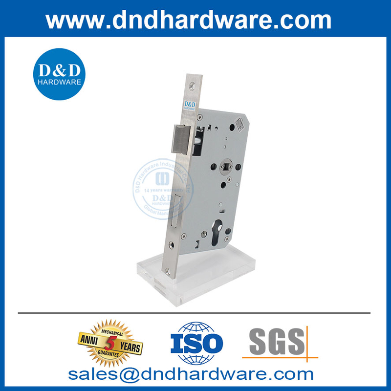 Acier inoxydable un tour d'urgence mortelle à la porte à l'intérieur de la porte de porte de porte Lock-ddml009-e 