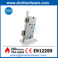 EN12209 Verrouille de la ceinture de porte d'incendie Sus304 Sus304 Mortise Antique Mortise Lock-DDML009 