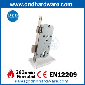EN12209 Verrouille de la ceinture de porte d'incendie Sus304 Sus304 Mortise Antique Mortise Lock-DDML009 