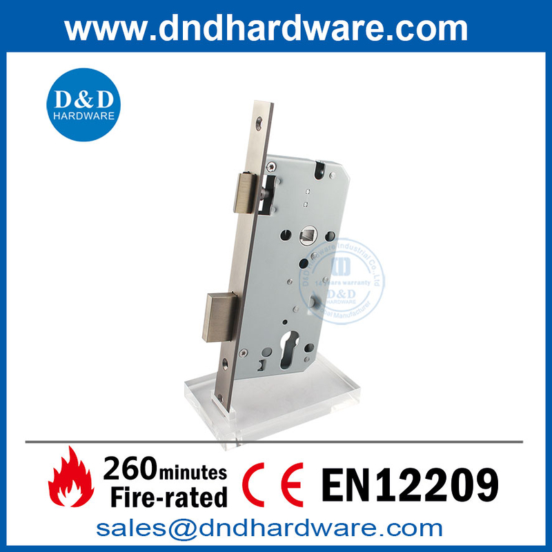 EN12209 Verrouille de la ceinture de porte d'incendie Sus304 Sus304 Mortise Antique Mortise Lock-DDML009 