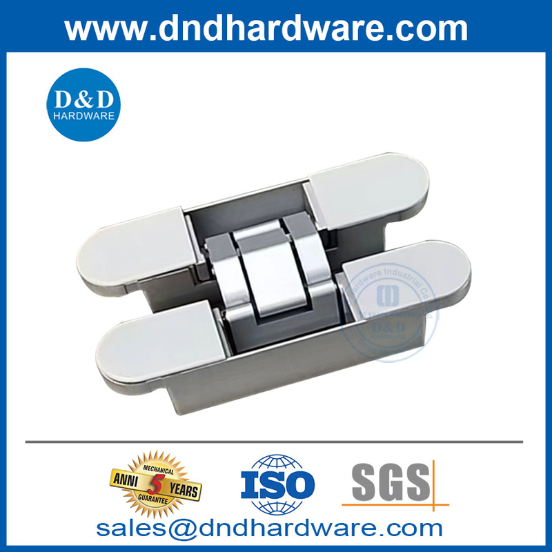 Charnières réglables 3D alliage de zinc et charnières dissimulées en aluminium pour les portes-ddch011
