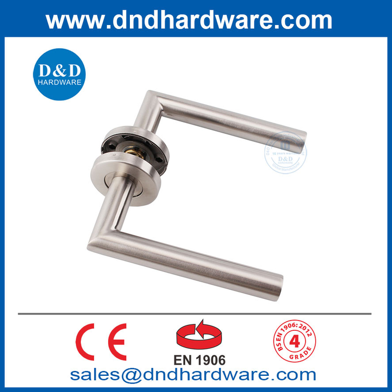 Poignée de porte de maison EN1906 Levier d'intimité en acier inoxydable Handle-DDTH003