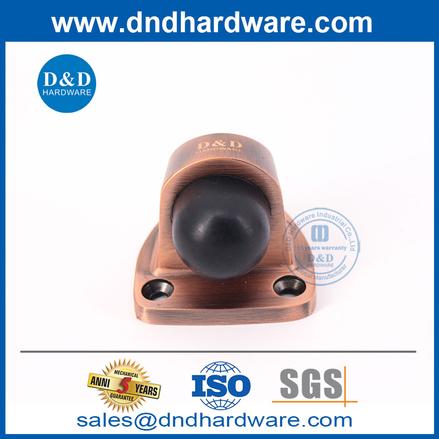 China Factory Allin Alliage Antique Copper Door Stop Holder-DDDS029-B
