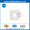 Poignée de porte en acier inoxydable intérieur personnalisé Lever Square Rosette Escusheon-DDES012