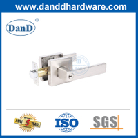 Berquets de porte résidentiels lourds Zinc Alloy Double Door Entry Locksetset-DDLK020
