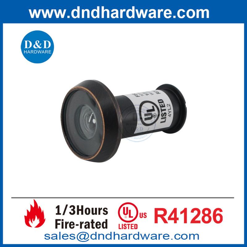 UL Fire Rated Home Hotel 180 degrés Orb Front Front Porte Puphole Eye Viewer-DDDV010
