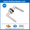 Acier inoxydable poignée de porte intérieure moderne Luxury Round Rose Porte Lever Handle-DDSH009